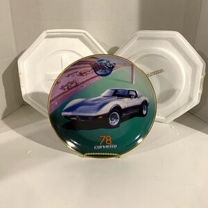 Franklin Mint 1978 Corvette Plate # JA4727